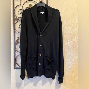 Black Cardigan Sweater